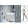 thumbnail image 5 of Birinta Smart Bidet Toilet, Smart Toilet with Bidet Built in for Bathrooms, Toilet with Warm Water Sprayer & Dryer, Foot Sensor Operation, Heated Bidet Seat, Auto Smart Toilet with LCD Display, 5 of 11