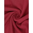 thumbnail image 5 of INSPIRE CHIC Women's Sleepwear Spring Summer Short Sleeves Lounge Nightgown with Pockets XL Wine Red, 5 of 6