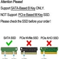 thumbnail image 2 of 3Pcs M.2 NGFF SATA SSD Adapter Card for Upgrade 2012 Year MacBook AIR A1465 A1466, 2 of 5