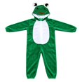 thumbnail image 4 of Ruyang Kids Plush Hooded Jumpsuit Animal Long Sleeve Zip Up Bodysuits Toddler Boys Girls Holiday Dress Up Role Play Outfit, 4 of 4