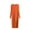 Orange, variant on Womens Fall Knit Dresses Casual Solid Color Midi Dress Round Neck Long Sleeve Dress