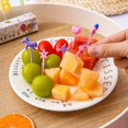 thumbnail image 2 of Selecciones de comida para niños – 24 piezas de selecciones de comida Bento de unicornio para decoración de almuerzo para niños pequeños – Selecciones de comida de plástico decorativas de animales li, 2 of 5