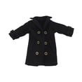 thumbnail image 3 of Ropa para figuras de acción a escala 1/12, gabardina para mujer, mini accesorio para fotos, muñeca. Negro, 3 of 9