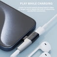 thumbnail image 4 of Kebiory USB C to 3.5mm Headphone and Charger Adapter,2 in 1 Type-C to Hi-Res 3.5mm Audio with 60W PD Fast Charging for iPhone 15/15 Pro,Galaxy S24/23+Series,Mate 60 Pro,and More (Silver,2 Pcs), 4 of 8