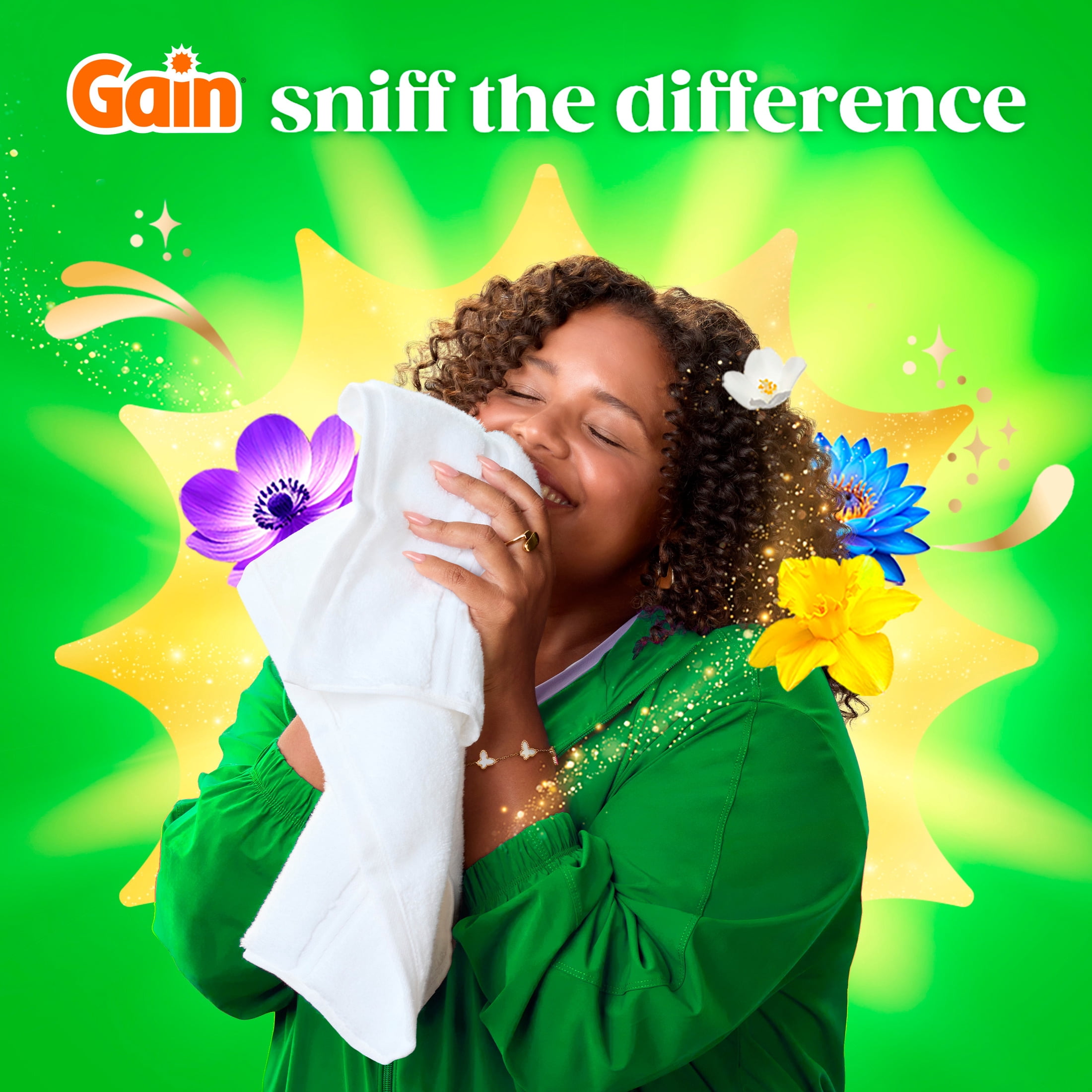 Gain Liquid Laundry Fabric Softener, Happy Hibiscus Scent, 140 fl oz