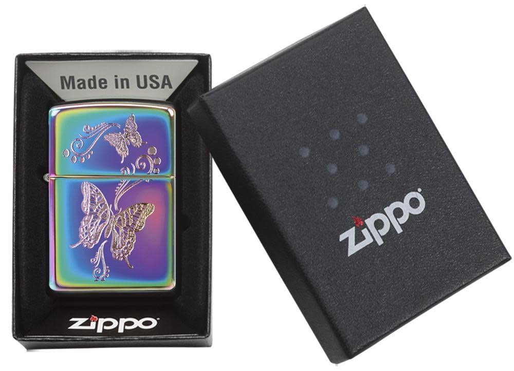 Zippo Butterflies Multi Color Pocket Lighter