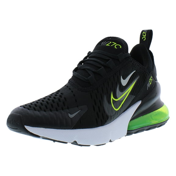 Nike Air Max 270 GS Boys Shoes Size 4, Color: Black/Volt/Smoke Grey