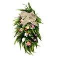 thumbnail image 2 of Bright Spring Upside-Down Garland Wreath Decoration, Eye-Catching Yellow Buttercup Style, Outdoor Door Hanging For Patio Entry, Festive Housewarming Wedding Gift, Trendy Seasonal Curb Appeal Accent, 2 of 9