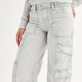 thumbnail image 3 of Juniors' SO® Low-Rise Wide Leg Cargo Pants Color: Olive Forest Size: SMALL, 3 of 4