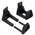 thumbnail image 3 of 2 Pcs Floor Guide Rail Adjustable Stable Doors - Adjustable Wall Sliding Door Floor Barn Adjustable Guide Casters for Sliding, Automatic Door, with Sc, 3 of 4