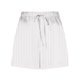 thumbnail image 4 of Pantalones cortos de poliéster para mujer, informales, con cintura elástica y estampado cómodo., 4 of 5