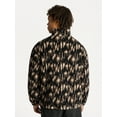 thumbnail image 3 of No Boundaries Faux Shearling Quarter Zip Pullover, Men’s XS-4XL, 3 of 5