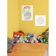 thumbnail image 2 of The Kids Room by Stupell Somewhere Over The Rainbow Circle Typog Wall Plaqueby Susan Newberry Designs, 2 of 6