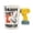 Yellow, variant on Ceramic Coffee Mug with 3D Tool Handle, Funny Novelty Drinkware for Coffee Tea and Everyday Beverage Enjoyment(Yellow,414.0ML / 14Oz)
