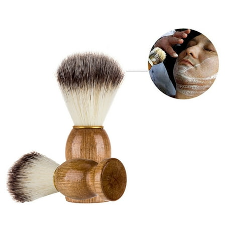 BEAD BEE Men Shaving Bear Brush Best Badger Hair Shave Wood Handle Razor Barber