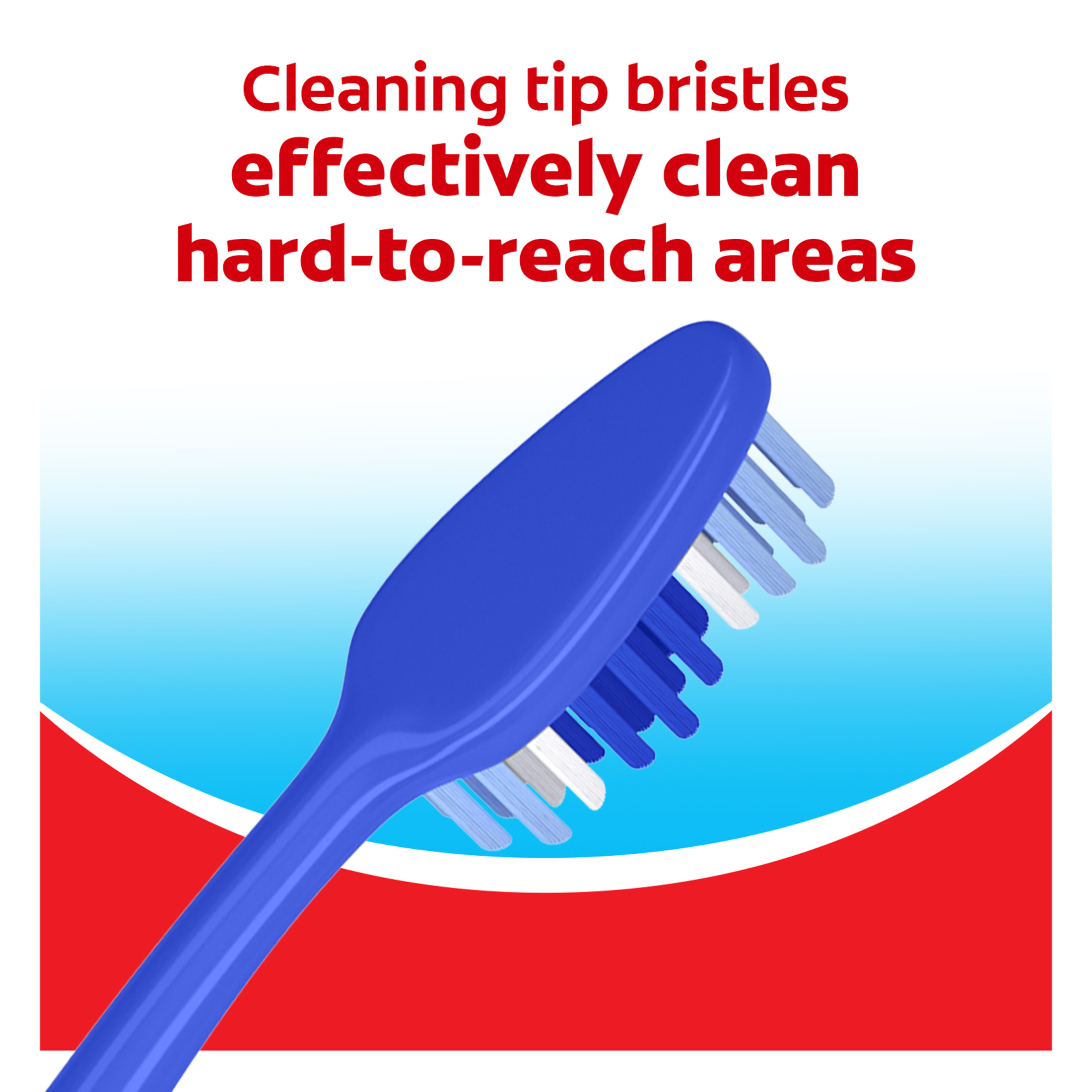 Colgate Extra Clean Toothbrush, Medium Bulk Toothbrush Pack, 6 Pack - image 5 of 10