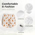 thumbnail image 6 of Lsque Cute Squirrel Fall Printed Women's Running Shorts with Liner Pockets,Elastic Quick Dry Workout Athletic Gym Yoga Shorts,Womens High Waist Shorts-XX-Large, 6 of 9