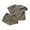 Army Green, variant on Girls Fashion Girl Set Baby Loose Knitted Short Sleeve Home Clothes Solid Color Suit Sports Set Two Piece Set Casual Going Out