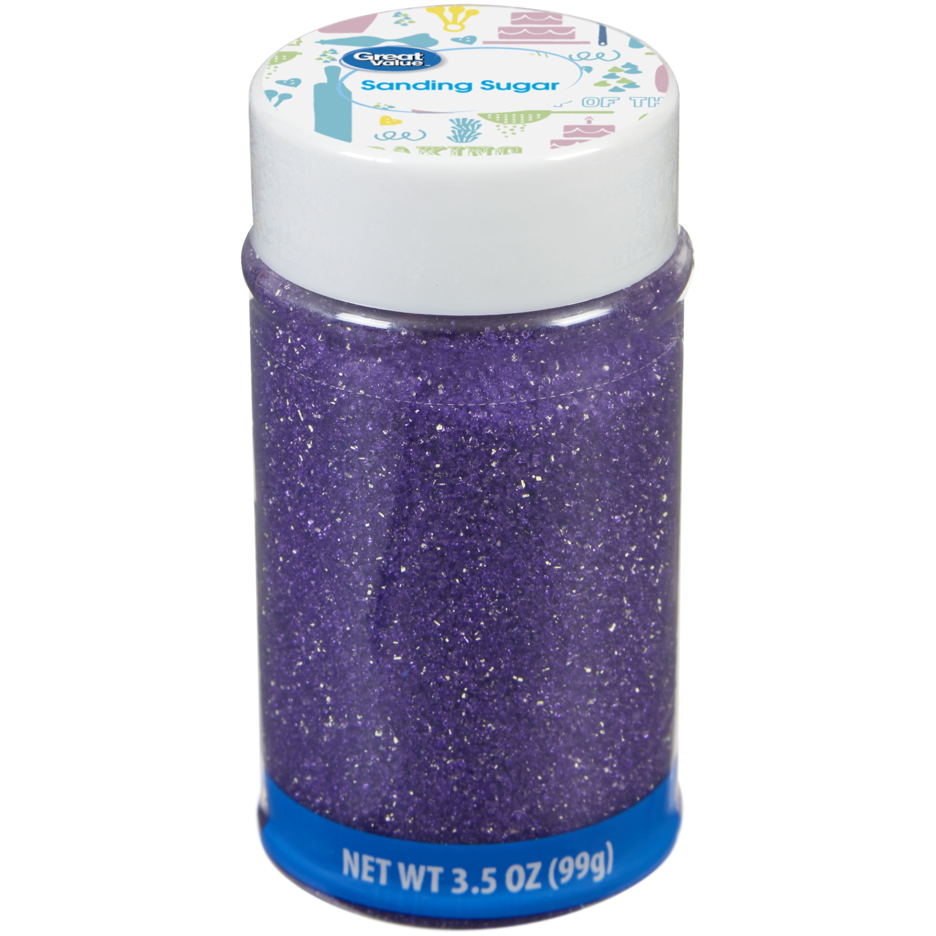 Great Value Purple Sparkling Sugar, 3.5 oz.