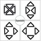 thumbnail image 1 of Salvamanteles, Exble Ant Kit Accesorios Silic Placemat (juego de 2) () Shibaod, 1 of 3