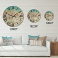 thumbnail image 4 of Designart 'Temple Over Country Road In Winter Landscape' Traditional Wood Wall Clock, 4 of 5