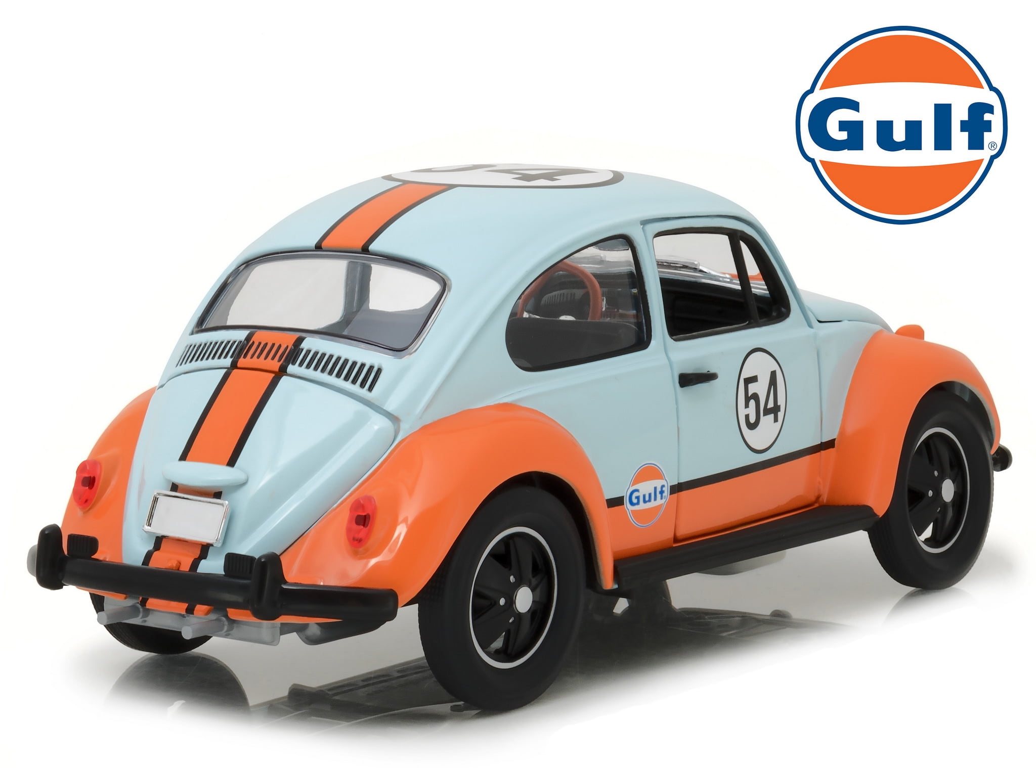 Greenlight 1/18 Volkswagen Beetle Gulf #54 – Modèle 12994, Miniature Die-cast, Occasion