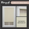 thumbnail image 6 of REGAL ESTATE , 12BOTTLE , Cordless 1.5" Light Filtering Top Down Bottom Up Cellular Shades, 57.5"W x 84"H, Alabaster, Blinds for Indoor Windows, Shades for Bedroom, Living room, 6 of 6