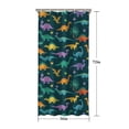 thumbnail image 5 of Dinosaur and Palm Tree Pattern Shower Curtain 36"x72" ,Bathroom Decorative Shower Curtains Set with 12 Hooks,Modern Waterproof Washable Shower Curtain, 5 of 6