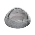 thumbnail image 2 of Cama para mascotas para gatos, cama lavable para interiores, cueva para gatos, para perros, gatitos, Pomerania Gris L Yuyangstore Camas para gatos, 2 of 8