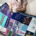 thumbnail image 5 of Lacrosse Throw Blanket for Women Girls, Lacrosse Sport Fleece Blankets Lightweight Fuzzy Cozy Plush Flannel Fleece Decor for Bed Sofa 50"x60", 5 of 6