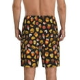 thumbnail image 3 of Kdxio Burger Fries Print Mens Sleep Shorts Bottoms Soft Comfy Pajama Wear Pants with Drawstring Pockets, 3 of 7