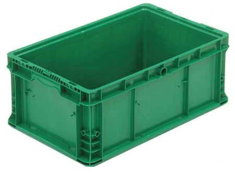 SSI SCHAEFER 1462.191308BL1 Solid Wall Stacking Container Blue 19 x 13 x 8 