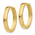 thumbnail image 2 of Primal Gold 14 Karat Yellow Gold Hinged Hoop Earrings, 2 of 4