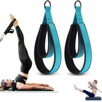 Pilates Loops for Tonal,Double Loop Reformer Straps,Comfortable Pilate Loop Straps,Soft D-Ring Pilates Accessories for Legs Arms Core Stretching and Home Gym Workouts Balance Body Reformer Use
