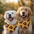 thumbnail image 2 of Dog Bandana 2 Pack,Yellow and Black Of Leopard Print Bandanas for Dogs,Cat Bandana,Small/ Large Dog Bandana 2 Size,Dog Bandanas Girl Boy, 2 of 5