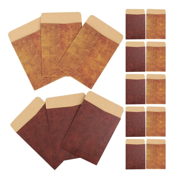 Vintage Envelopes for Invitations Set of 50 Assorted Color Kraft Paper Perfect for Wedding Parties