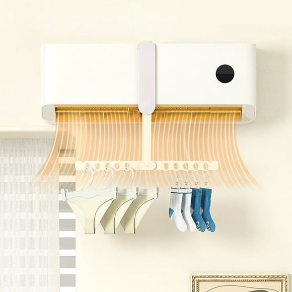 Xihbxyly Tendedero Portátil, Longitud Ajustable, Plegable y Compacto, Ideal para Uso En Interiores y Exteriores, Ligero y Fácil de Transportar, Tamaño 43,5 X 39,5 Cm.