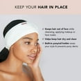 thumbnail image 2 of Kitsch Spa Headband - Microfiber Makeup Headband for Washing Face in White, 2 of 19