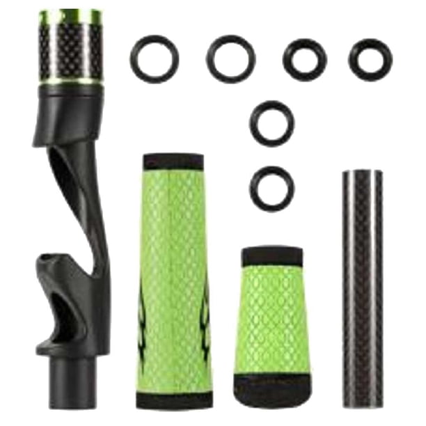 Soporte de carrete de hierro , asiento de carrete de ancla, asiento de clip de varilla de rueda para varilla de bricolaje , Negro SET-WTS DYNWAVEMX Mango de asiento de carrete de caña de pescar
