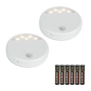 Great Value Battery Powered Motion Activated LED Under-Cabinet Light 2-Pack, 4145VN