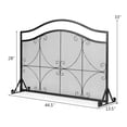 thumbnail image 2 of Gymax Single Panel Fireplace Screen Free Standing Spark Guard Fence for Baby Pet Safe, 2 of 10