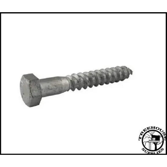 TREE HOUSE LAG BOLT 3/4" X 5" GALVANIZED LAG SCREW