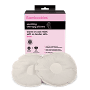 Bamboobies Soothing Nursing Pillows with Flaxseed, Heating Pad or Cold Compress for Breastfeeding