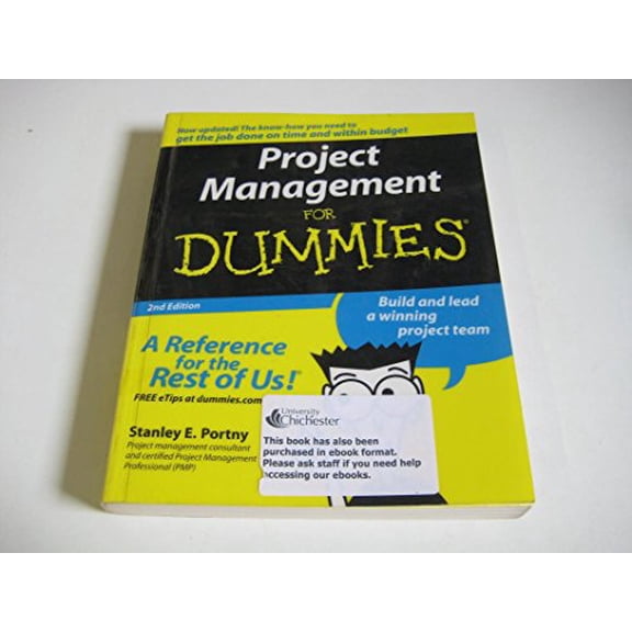 Pre-Owned Project Management for Dummies (Paperback) 0470049235 9780470049235