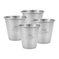 thumbnail image 2 of Taza de camping de 4 piezas Gloria Taza de café de metal reutilizables pequeñas de cerámica de acero inoxidable, 2 of 7
