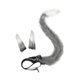 thumbnail image 1 of Diadema con orejas de gato para cosplay, ideal para niños y adultos. Regalo perfecto para disfraces y espectáculos. Gris blanco, 1 of 9