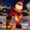 Santa Claus Play Guitar, variant on DAKIMOE 6 FT Christmas Inflatable Santa Claus with Big Gift Bag Christmas Outdoor Decor, Blow Up IP44 Weatherproof Xmas Decorations for Garden Patio Lawn Home Indoor Winter Holiday Party