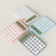thumbnail image 5 of Calculadora escolar de 12 dígitos, tamaño de mesa 16 x 11 cm, botones grandes, pantalla LCD fácil de usar, pantalla inclinable 15° para calculadoras infantiles, 5 of 5