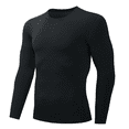 thumbnail image 3 of Ropa interior de manga larga elástica, transpirable y de secado rápido para hombre, ropa interior para niños, adultos, baloncesto, correr, deportes, entrenamiento, fitness, 3 of 5