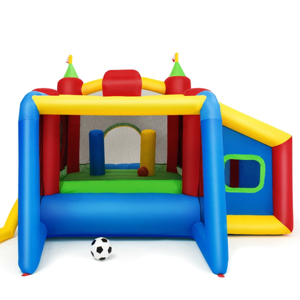 Aimee Lii 7-in-1 Kids Inflatable Bounce House with Ocean Balls and 480W Blower, Playhouse for Kids Outdoor Aimee Lii 7-in-1 Kids Inflatable Bounce House with Ocean Balls and 480W Blower, Playhouse for Kids Outdoor